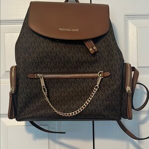 Michael Kors Brown Backpack